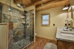 Master walk-in shower